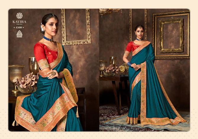 Kavira Aarya Heavy Designer Wholesale Wedding Wear Sarees